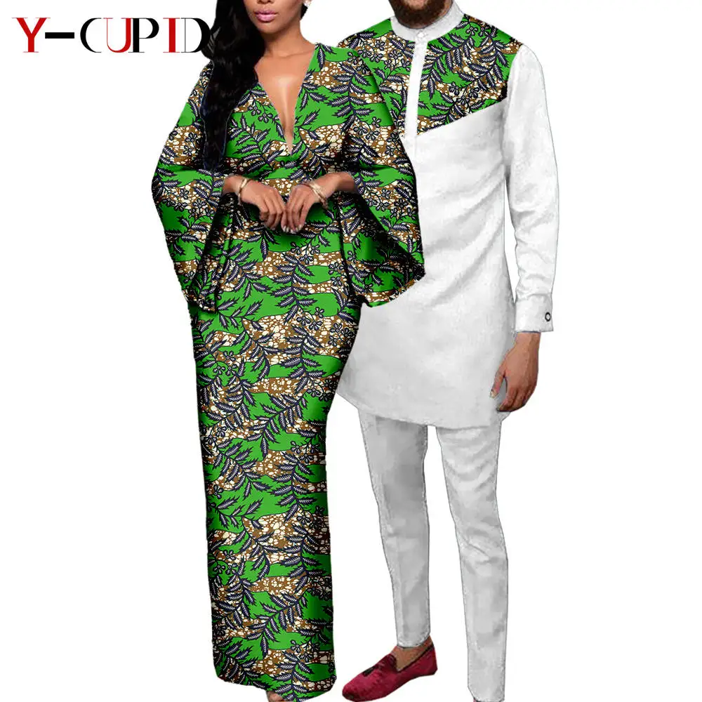 African Couples Matching Outfit ,african Attire , African Print Dress ,  Couples Outfit , Men Fashion , African Suits, Women Fashion, 