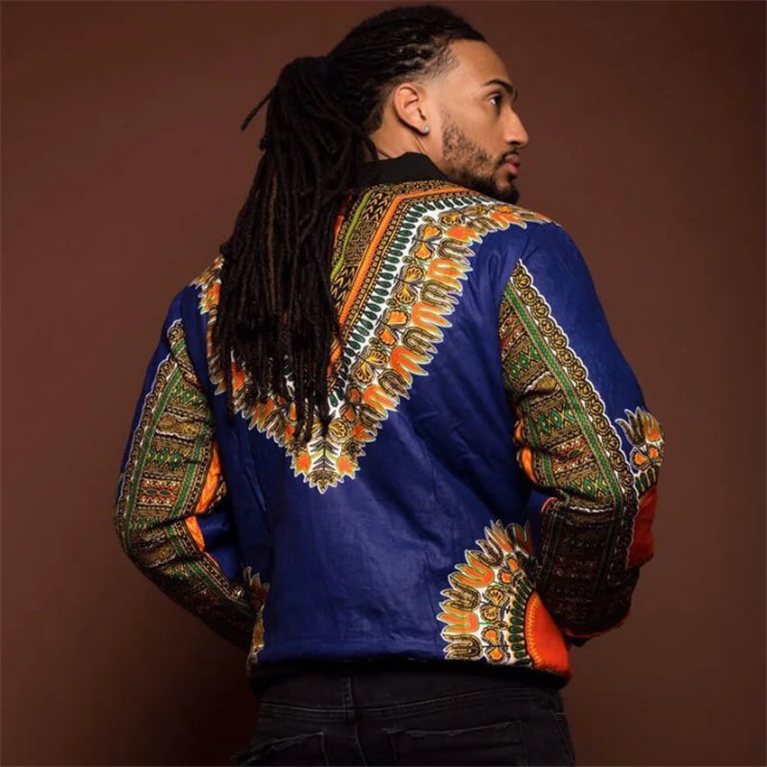 African Dashiki Print Jacket - Image 6