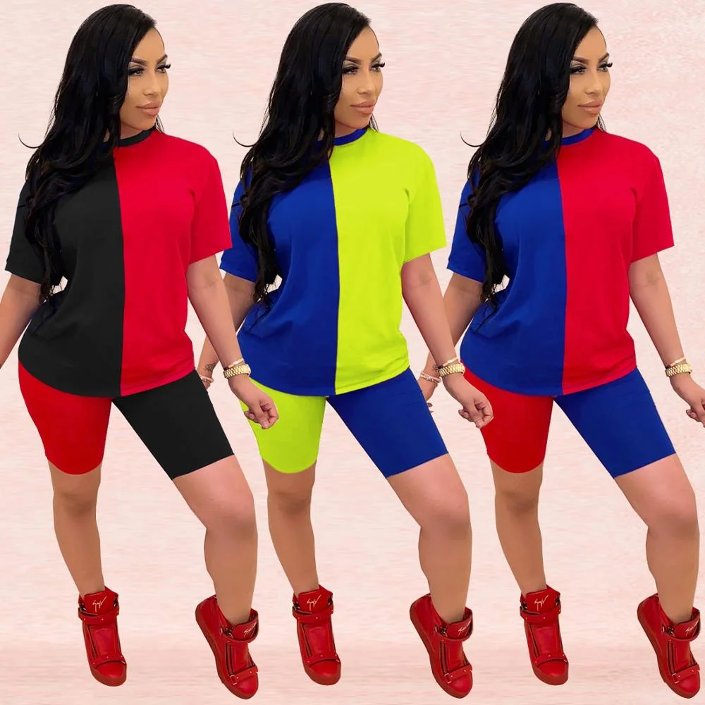 Patchwork 2 Piece Summer Outfit