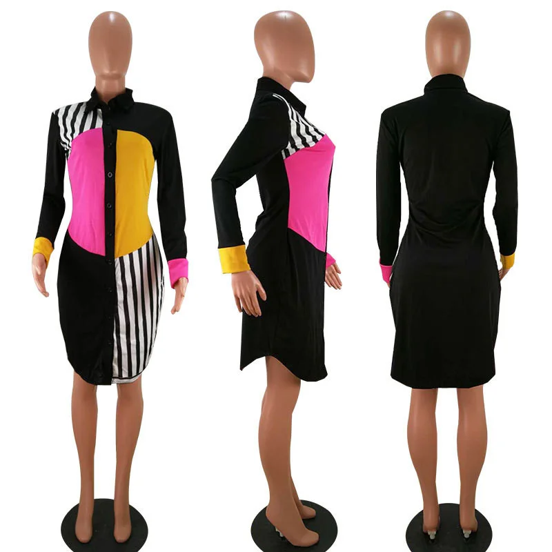 Long Sleeve Shirt Dress - Image 5