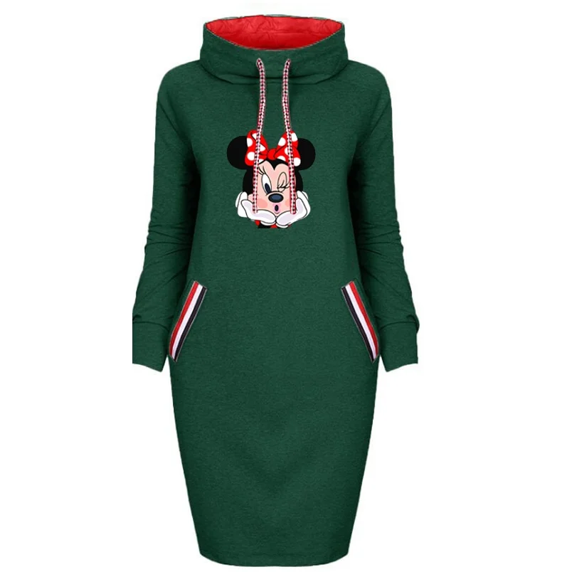 Cartoon Mouse Print Dress - Image 3