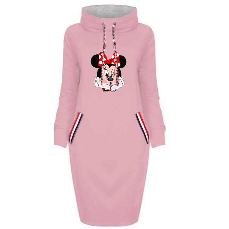 Cartoon Mouse Print Dress - Image 4