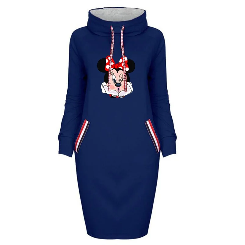 Cartoon Mouse Print Dress - Image 5