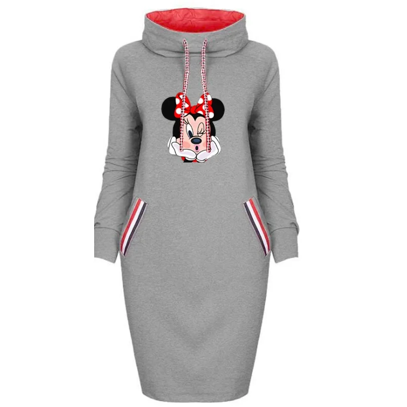 Cartoon Mouse Print Dress - Image 6
