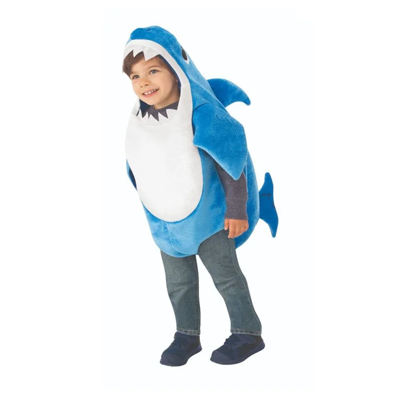 Kids Toddler Family Shark Halloween Costumes - Image 4