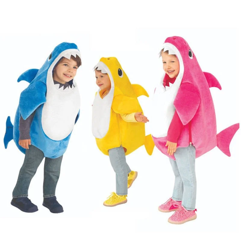 Kids Toddler Family Shark Halloween Costumes