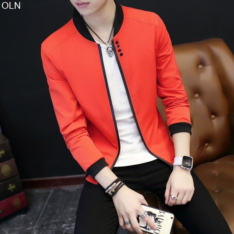 Pure Color Collar Jacket - Image 2