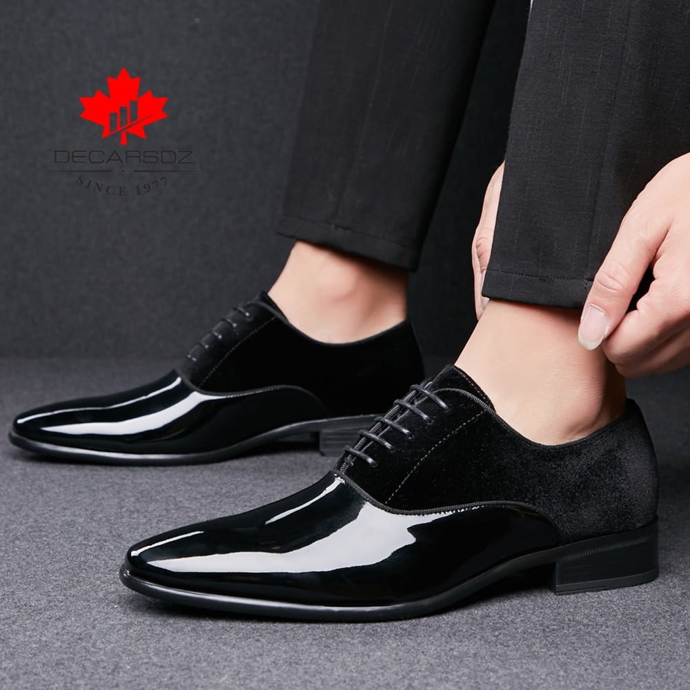 DECARSDZ High Quality Patent Leather Shoes - AYN Store