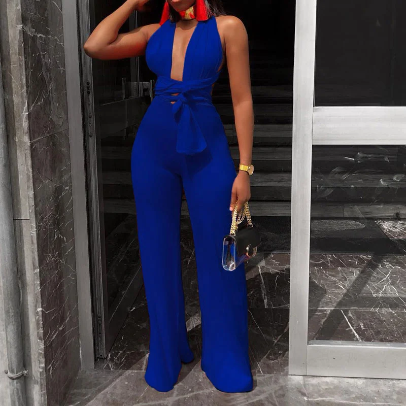 Multi-way V Neck Sexy Jumpsuits - Image 2