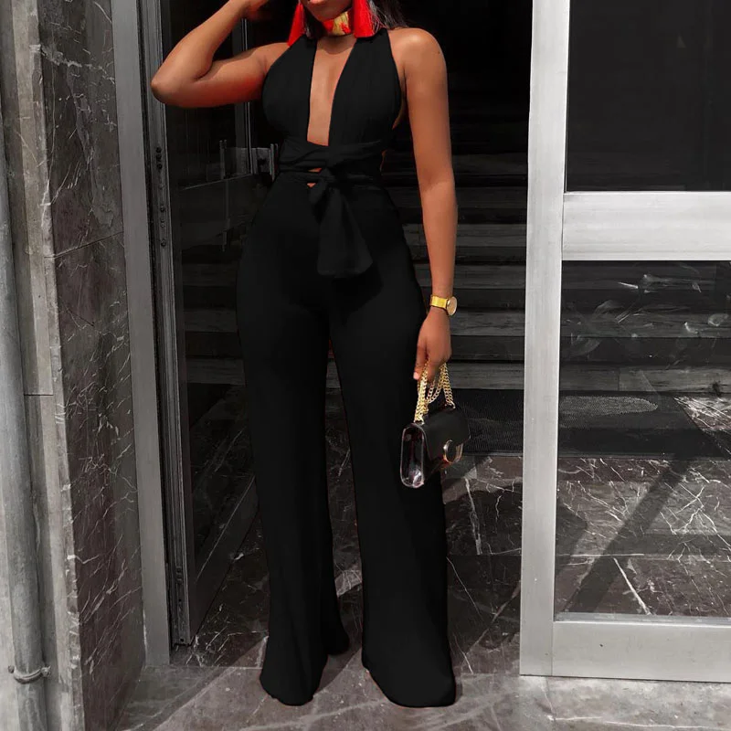 Multi-way V Neck Sexy Jumpsuits - Image 3