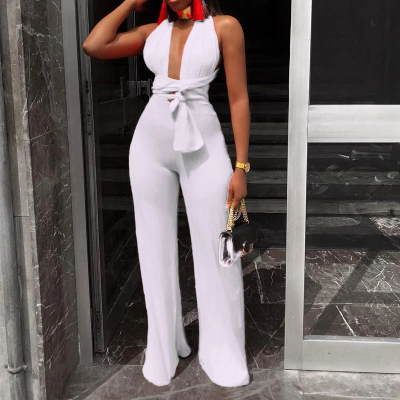 Multi-way V Neck Sexy Jumpsuits - Image 6
