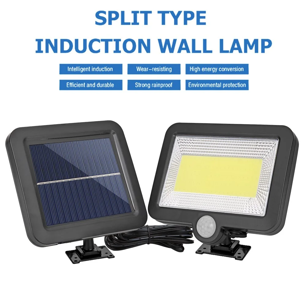 Solar Motion Sensor Wall Light with Remote Control - Image 3