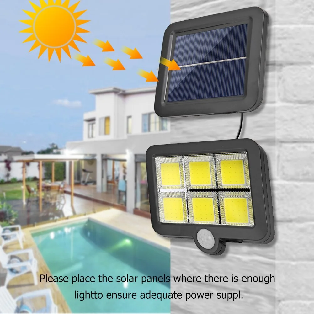 Solar Motion Sensor Wall Light with Remote Control - Image 4