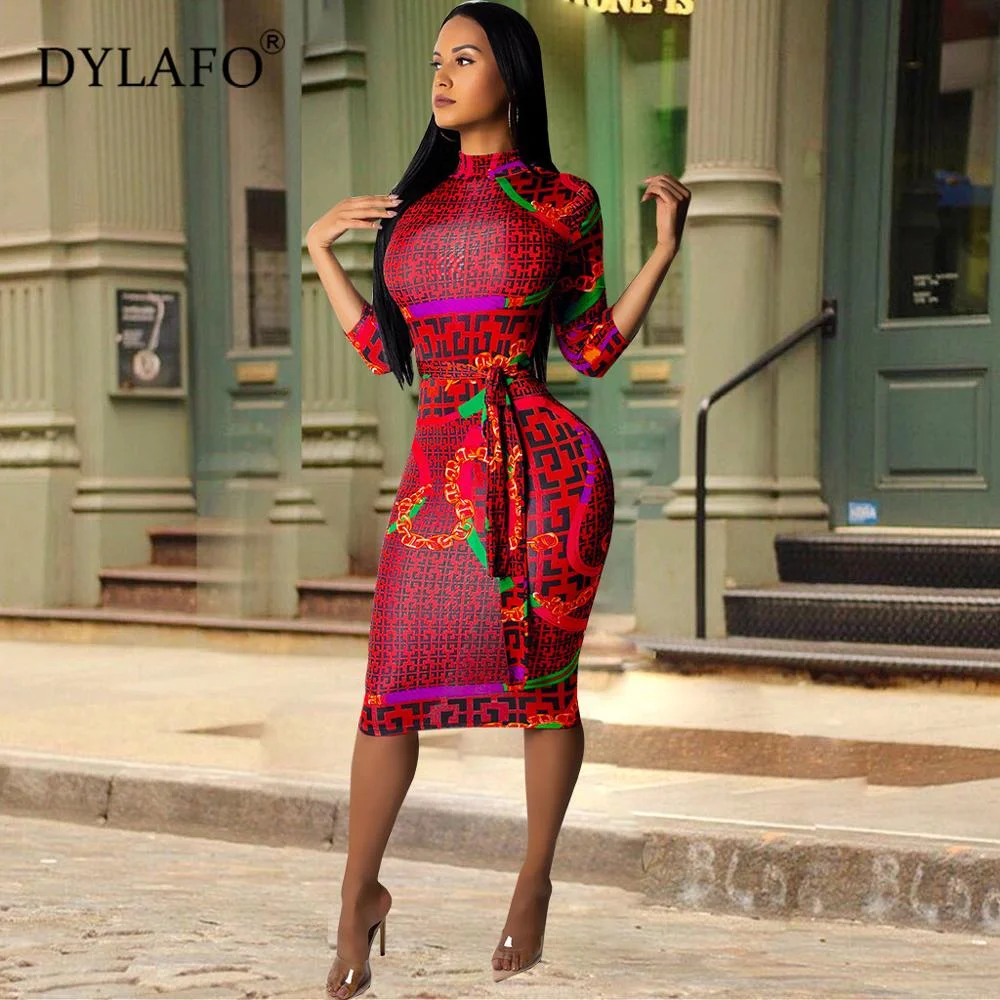 Fashionable Bodycon Sexy Dress - Image 2