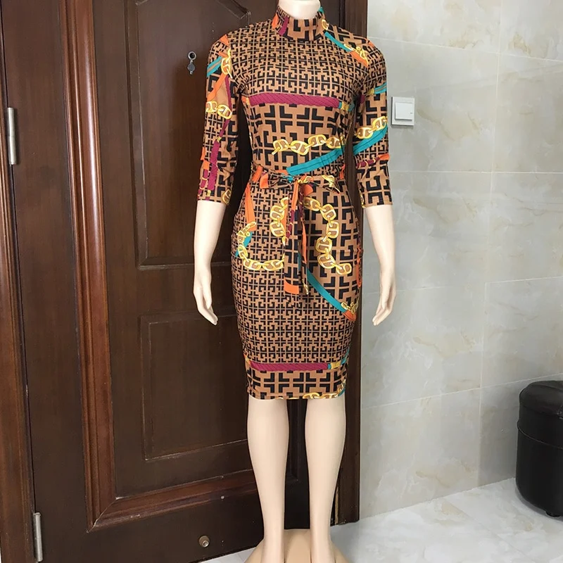 Fashionable Bodycon Sexy Dress - Image 4