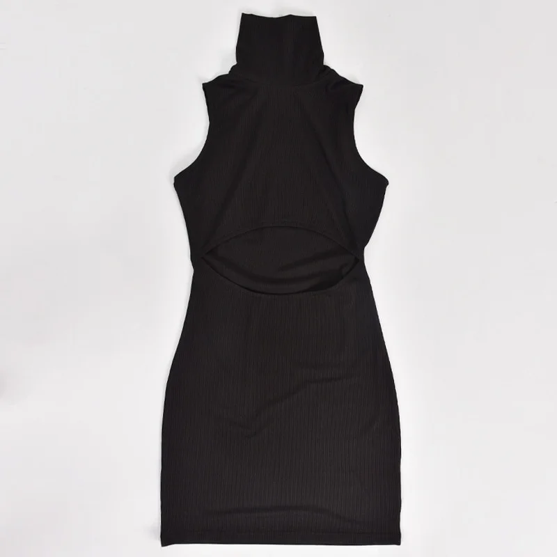 WJFZQM Sexy Bodycon Mini Wrap Dresses - Image 6