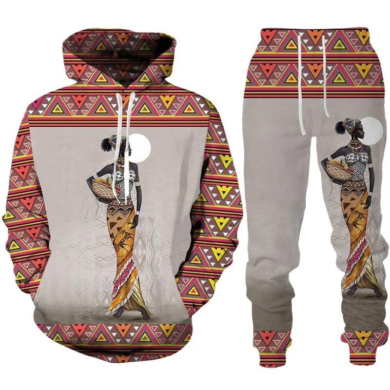 African Ethnic Dashiki Hoodie - Image 2