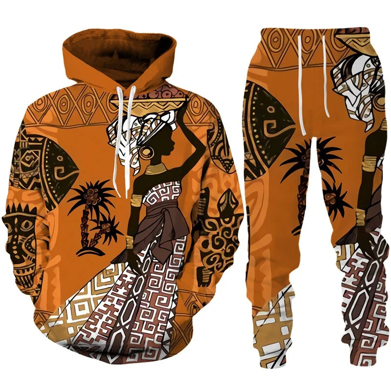 African Ethnic Dashiki Hoodie - Image 3