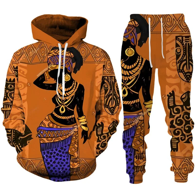 African Ethnic Dashiki Hoodie - Image 4