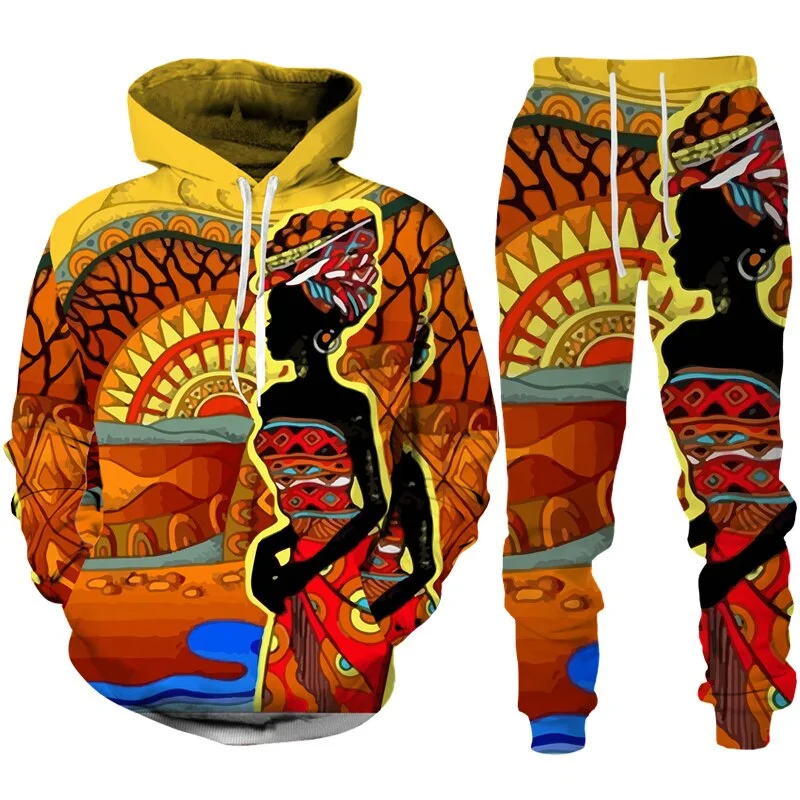 African Ethnic Dashiki Hoodie - Image 5