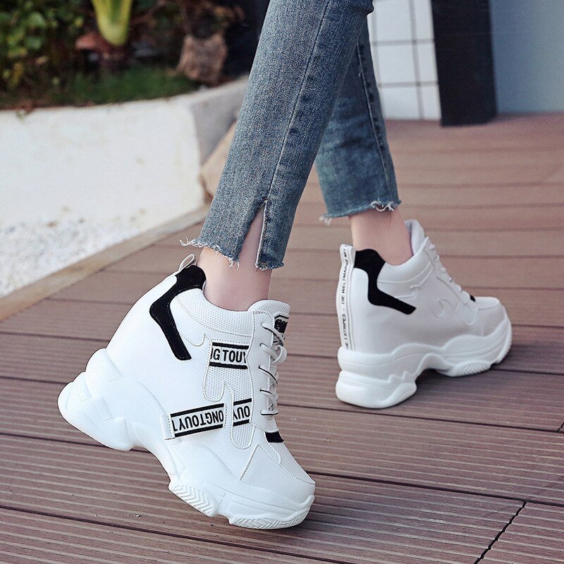 Femme Chaussures Height Increase Ankle Sneaker - All You Need Store