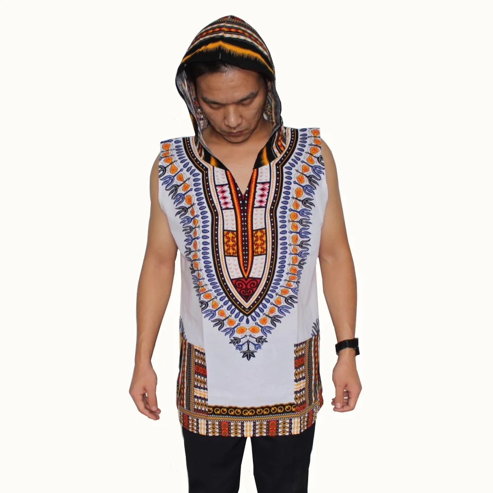Mr Hunkle African Print Sleeveless Dashiki - Image 5