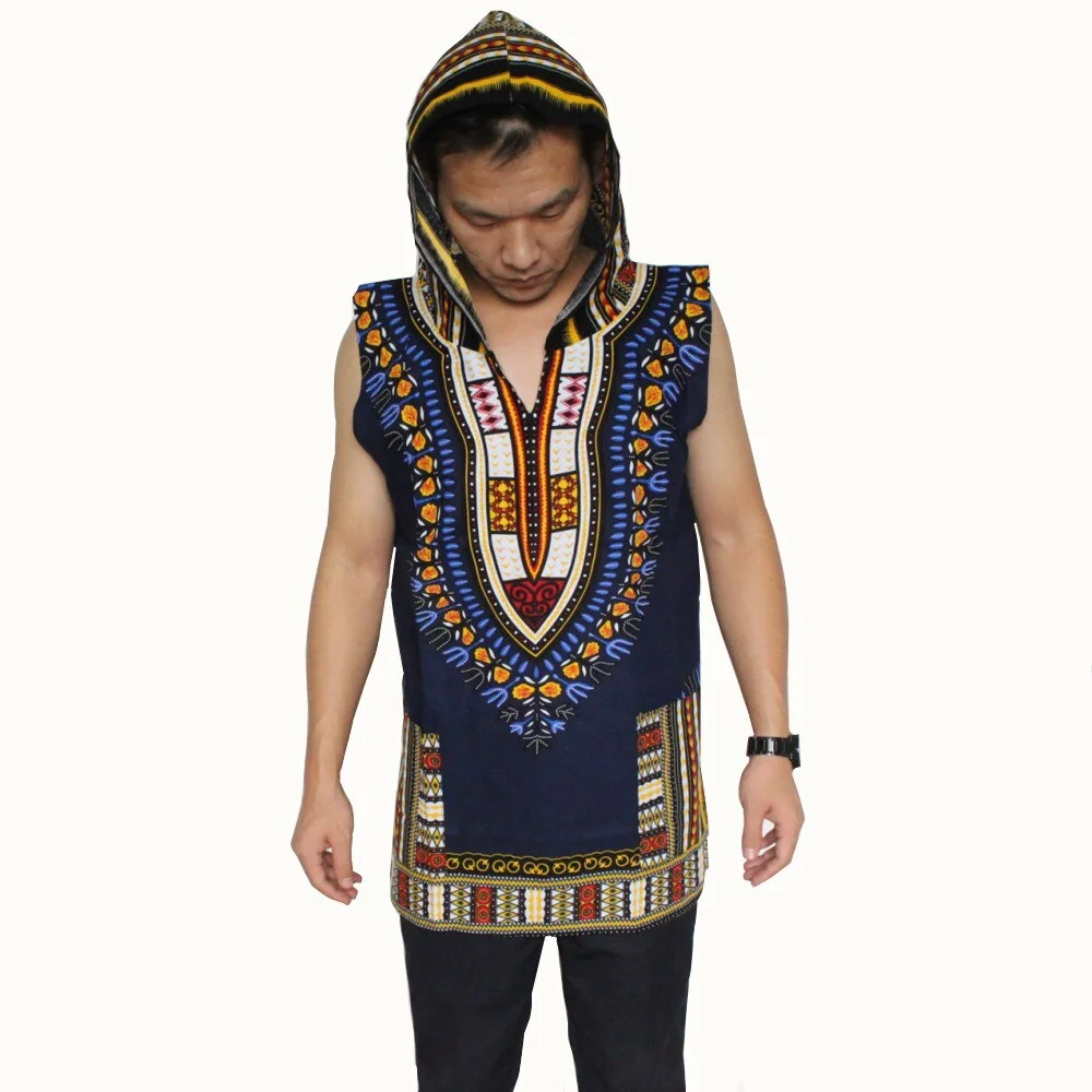 Mr Hunkle African Print Sleeveless Dashiki - Image 6