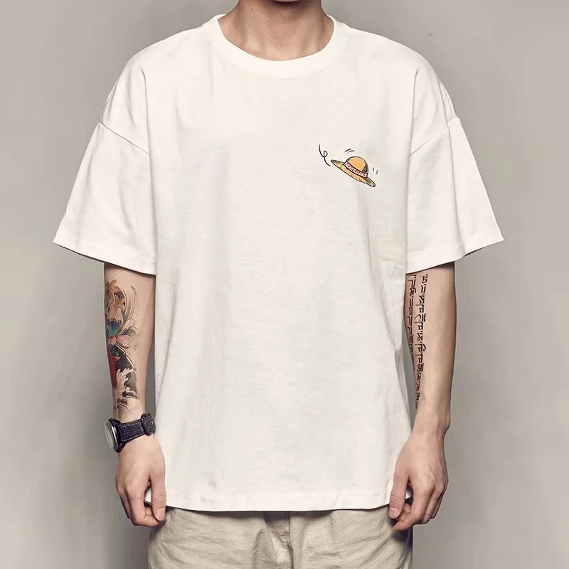 Summer Men's Anime Japanese Fashion T-shirt - Image 4