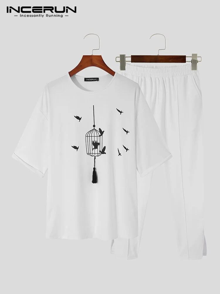 Fashion Well Fitting Men's Printed Casual Streetwear - Image 3