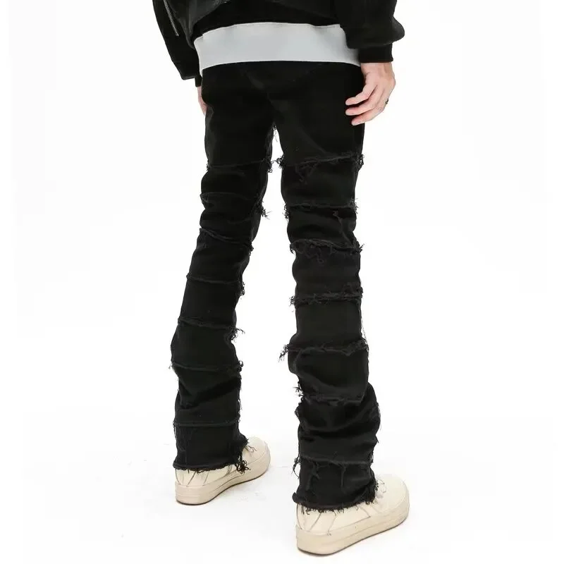 Grunge Stacked Jeans - Image 2