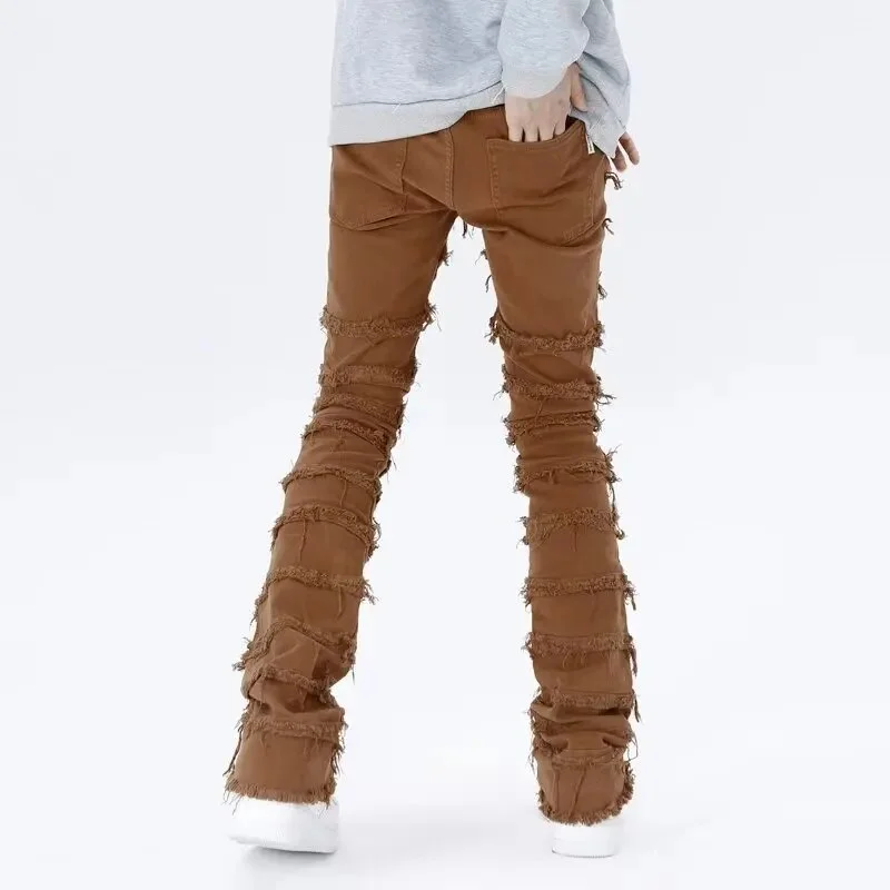 Grunge Stacked Jeans - Image 5