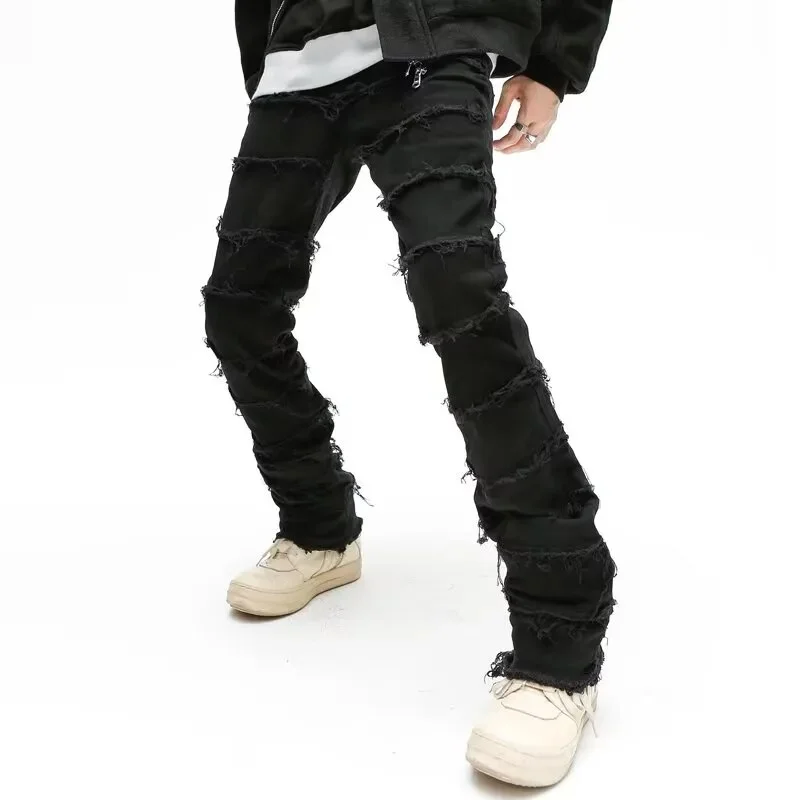 Grunge Stacked Jeans